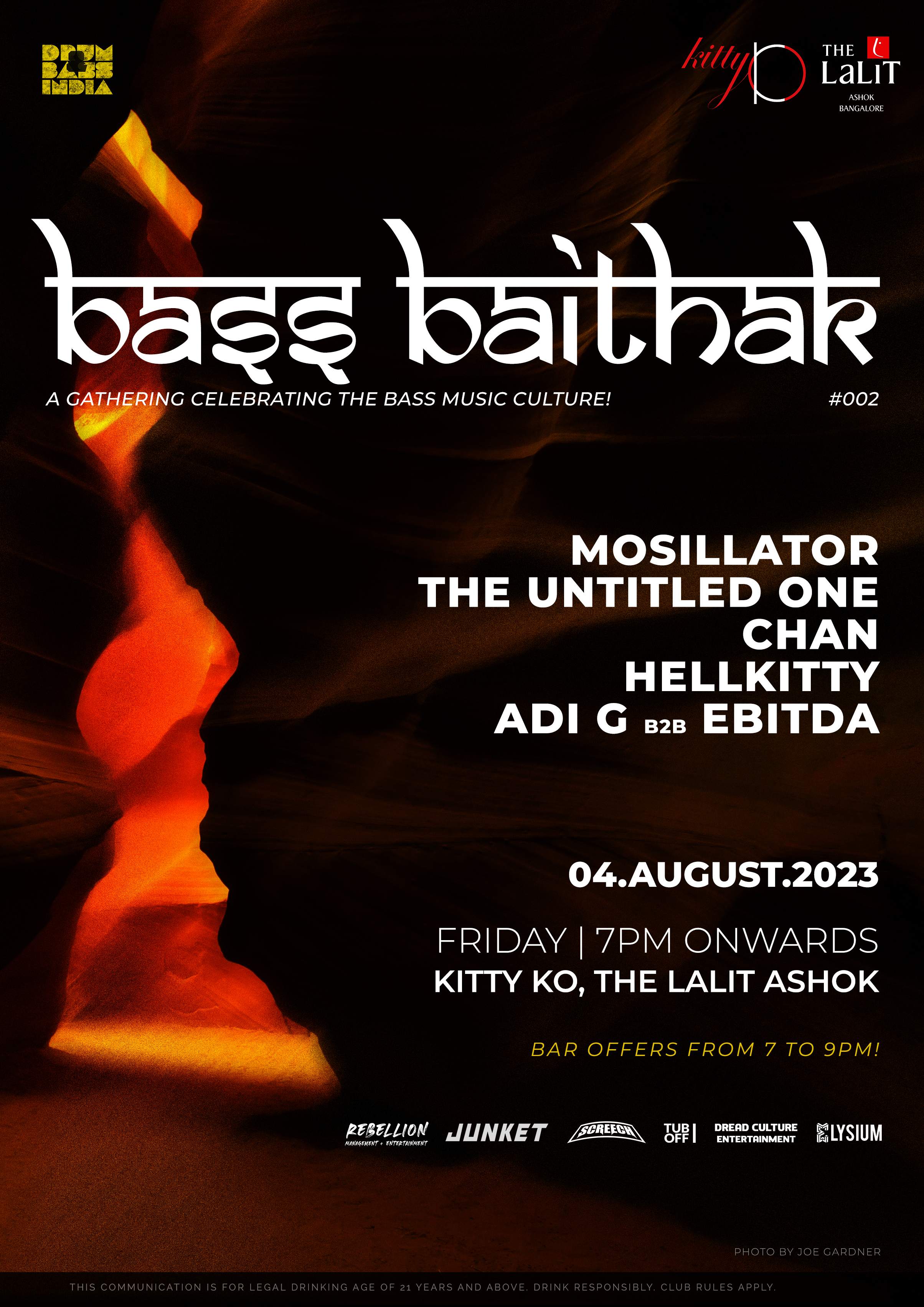 Drum and Bass India x Kitty Ko presents - Bass Baithak 002 feat. Mosillator & More - フライヤー裏