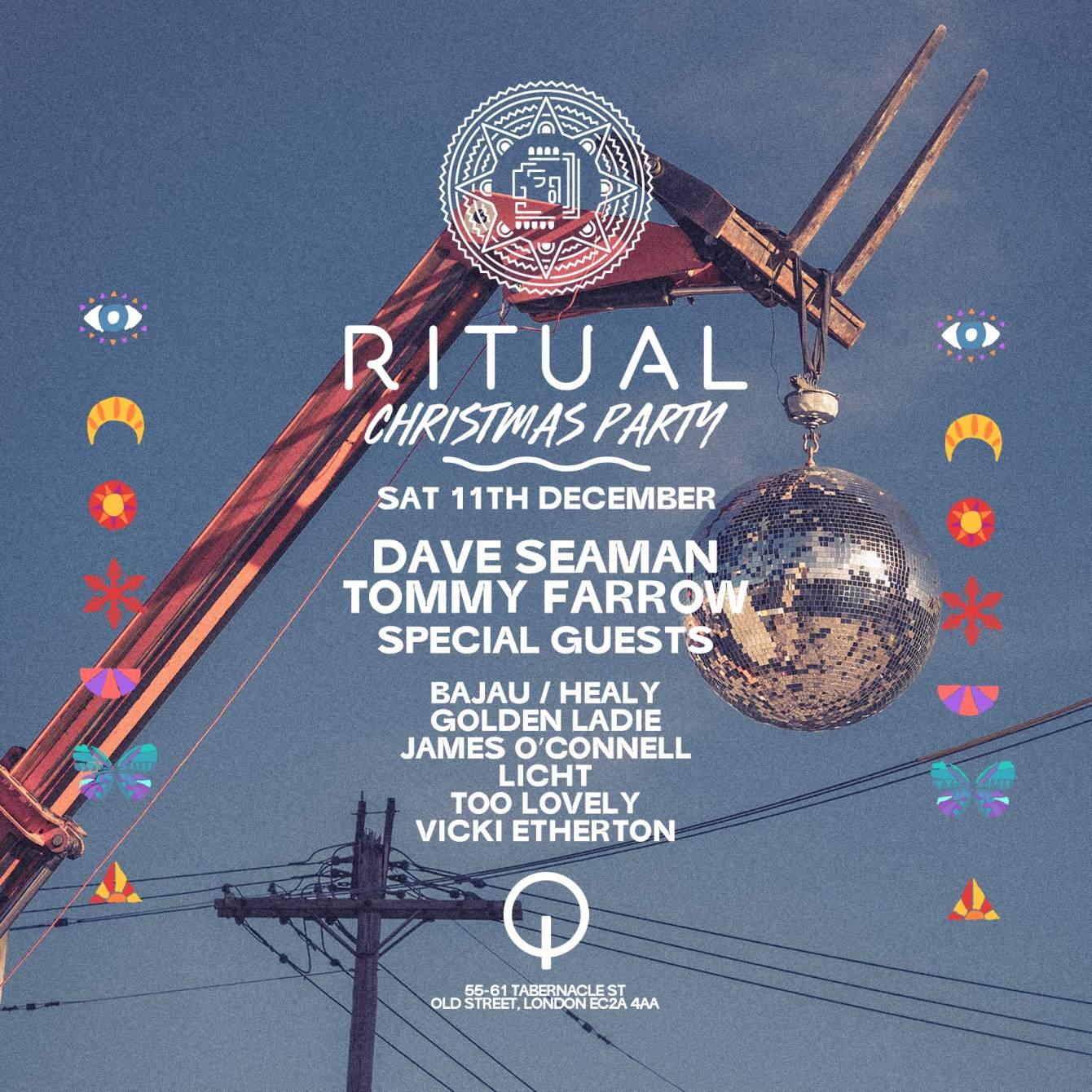 Ritual - Xmas Party with Dave Seaman, Tommy Farrow Special Guest - フライヤー表