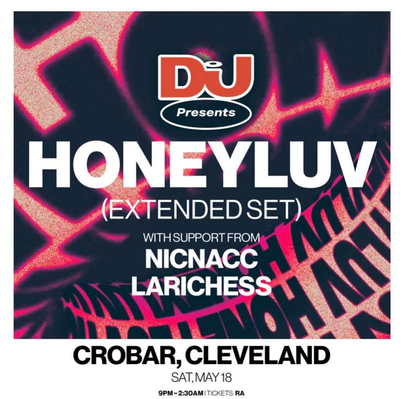 DJ Mag presents HoneyLuv - フライヤー表