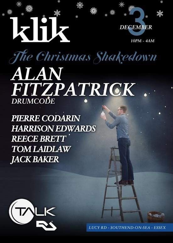 Klik The Christmas Shakedown with Alan Fitzpatrick - フライヤー表