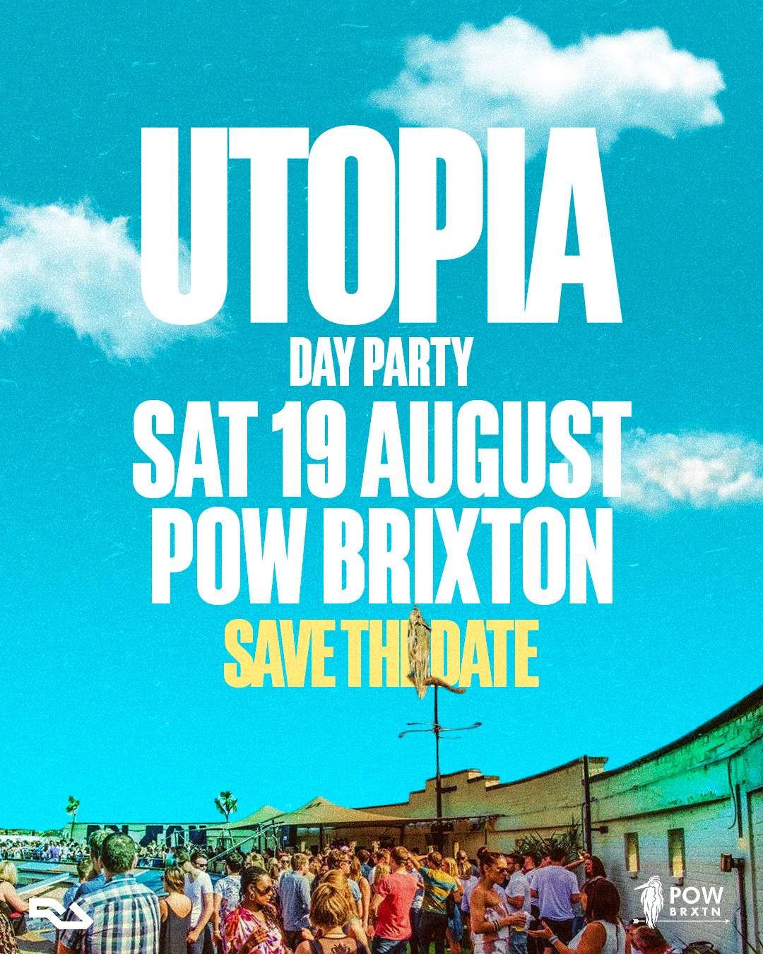 UTOPIA: Rooftop Open Air Day Party - House & Garage - - フライヤー表