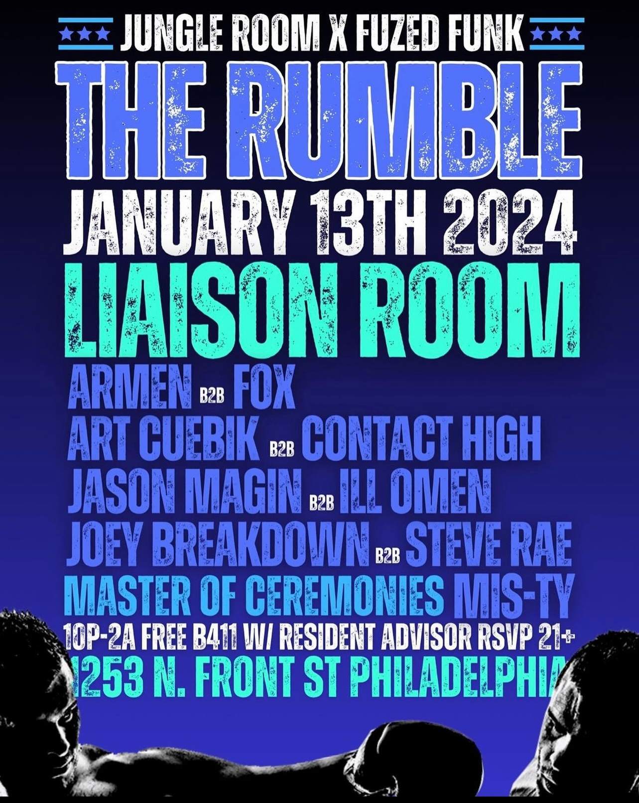 Jungle Room and Fuzed Funk present: The Rumble at Liaison Room at Front ...
