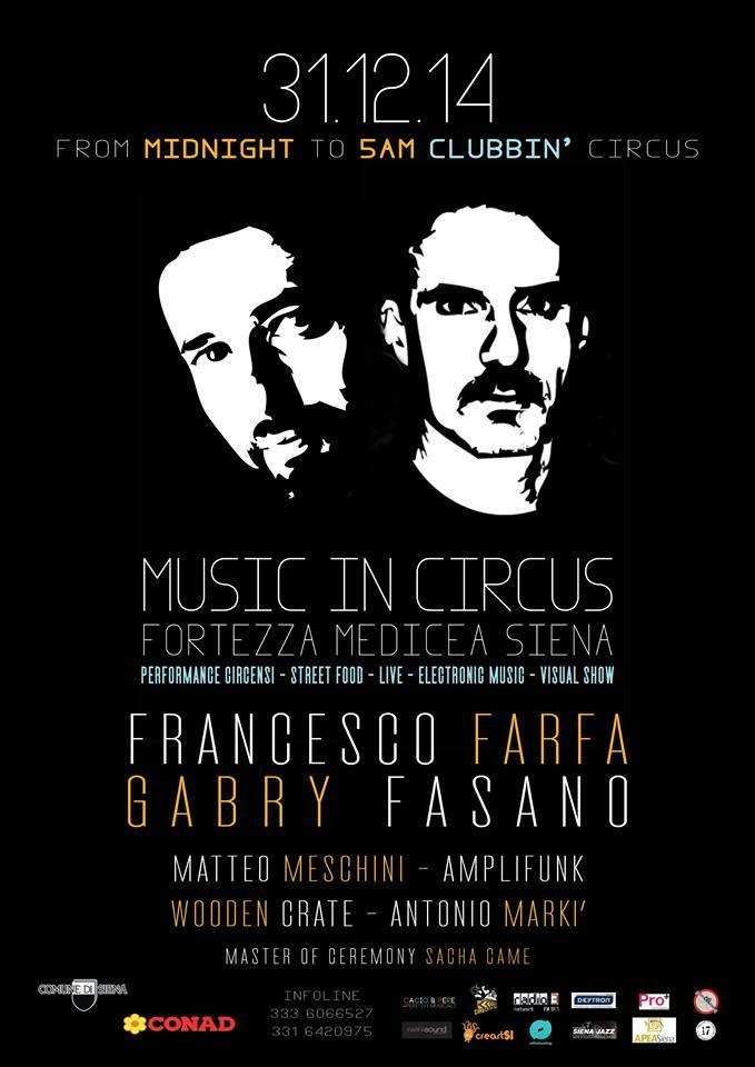 Music in Circus - Página frontal