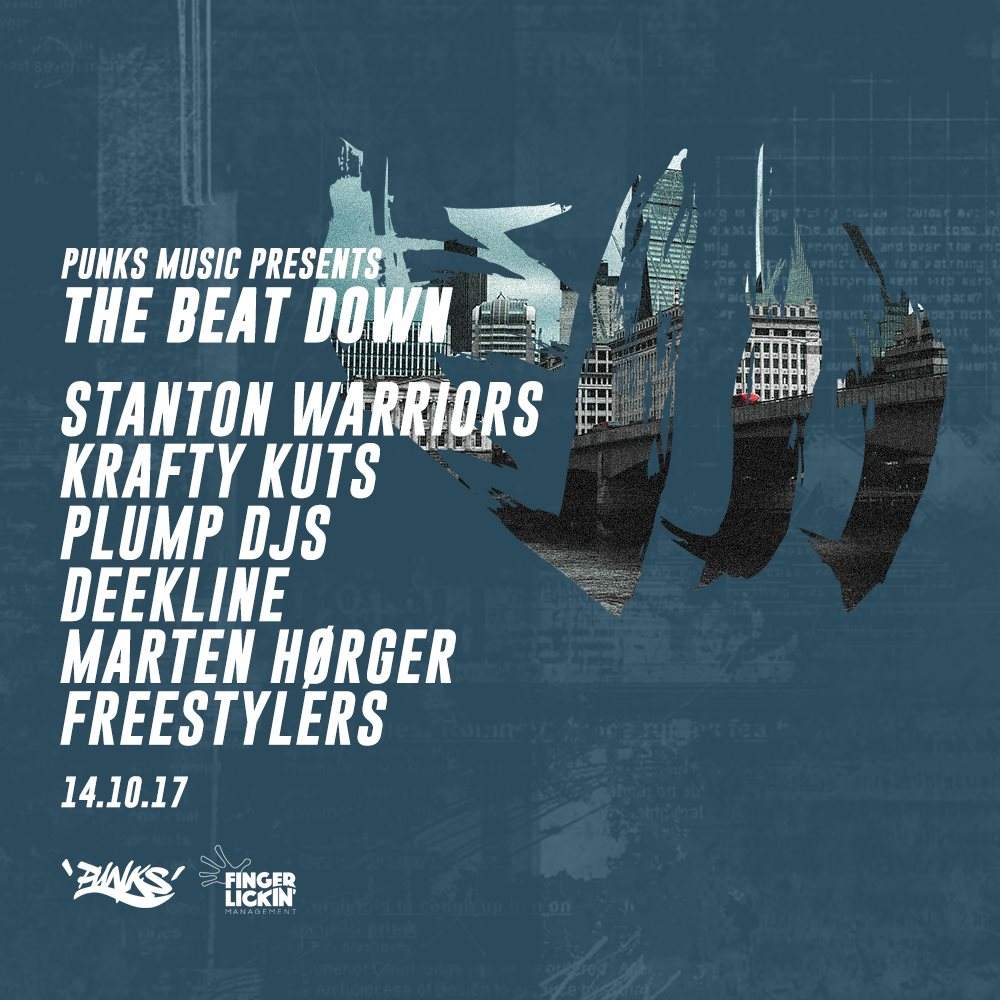 Punks present Beatdown: Stanton Warriors, Krafty Kuts, Plump DJs & Guests - Página frontal