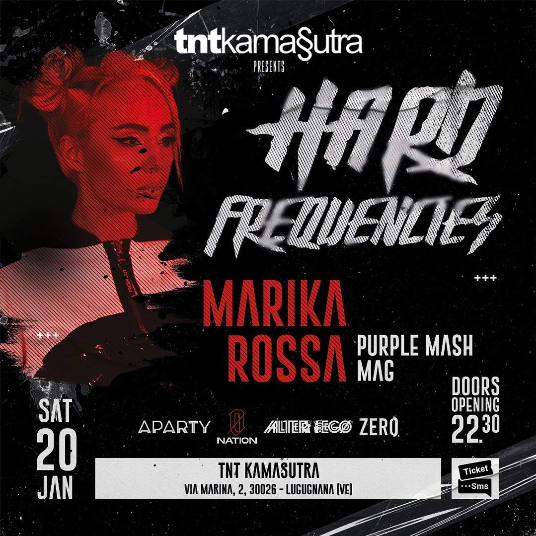 Hard Frequencies with Marika Rossa - フライヤー表