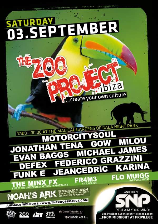 The Zoo Project featuring Motorcitysoul, Evan Baggs - Página frontal