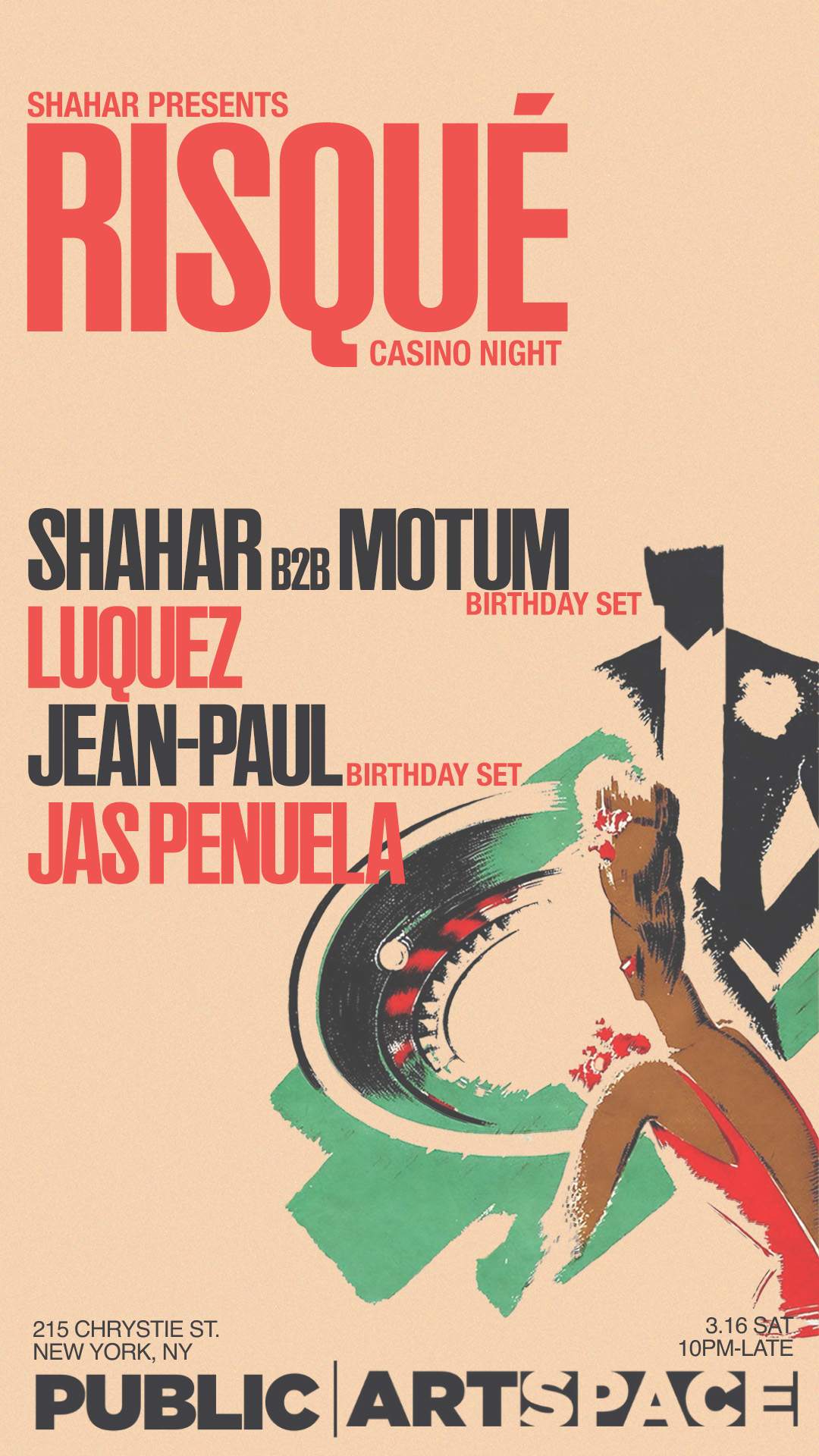 Shahar presents Risquè Casino edition w Motum, Luquez, Jean-Paul & Jas Penuela - Página trasera