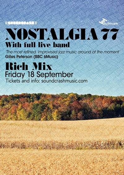 Nostalgia 77 Live - Página frontal