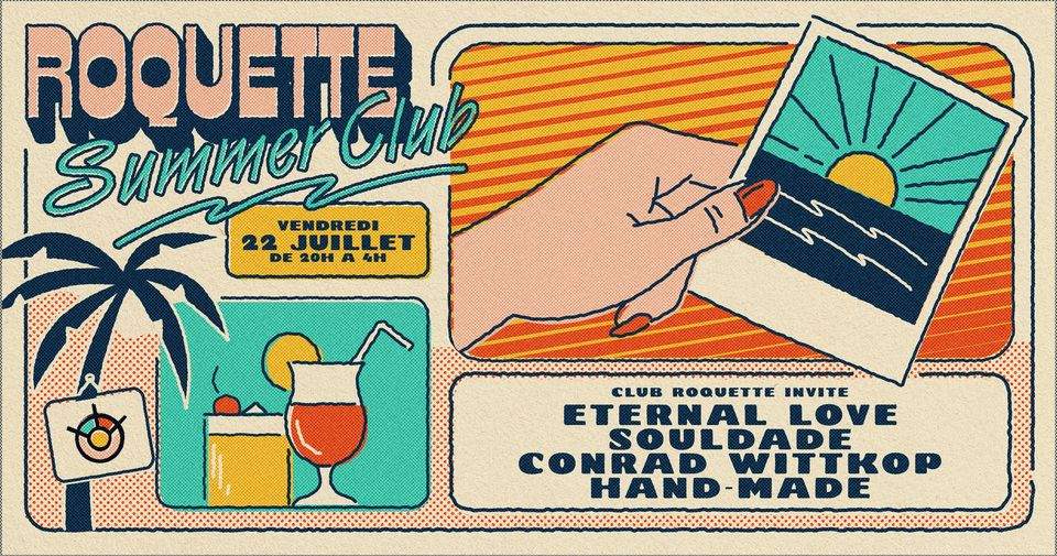 Roquette Summer Club 2 - Club Roquette, Eternal Love, Souldade, Hand-Made & Conrad Wittkop - Página frontal