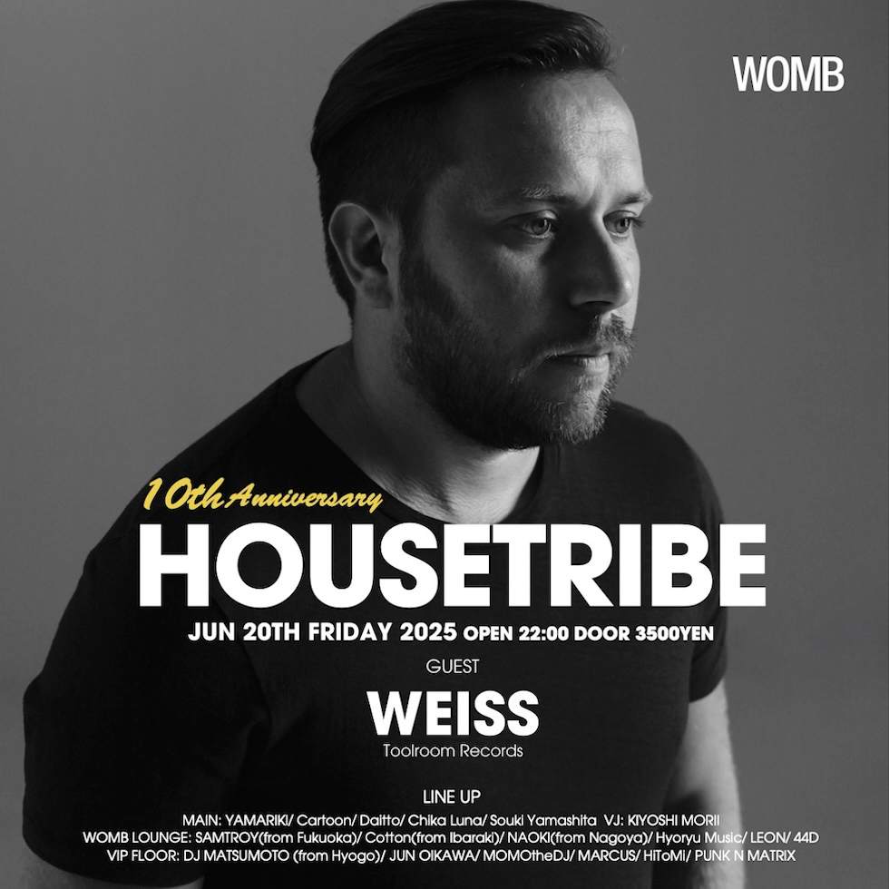 HOUSETRIBE 10TH ANNIVERSARY at WOMB, Tokyo
