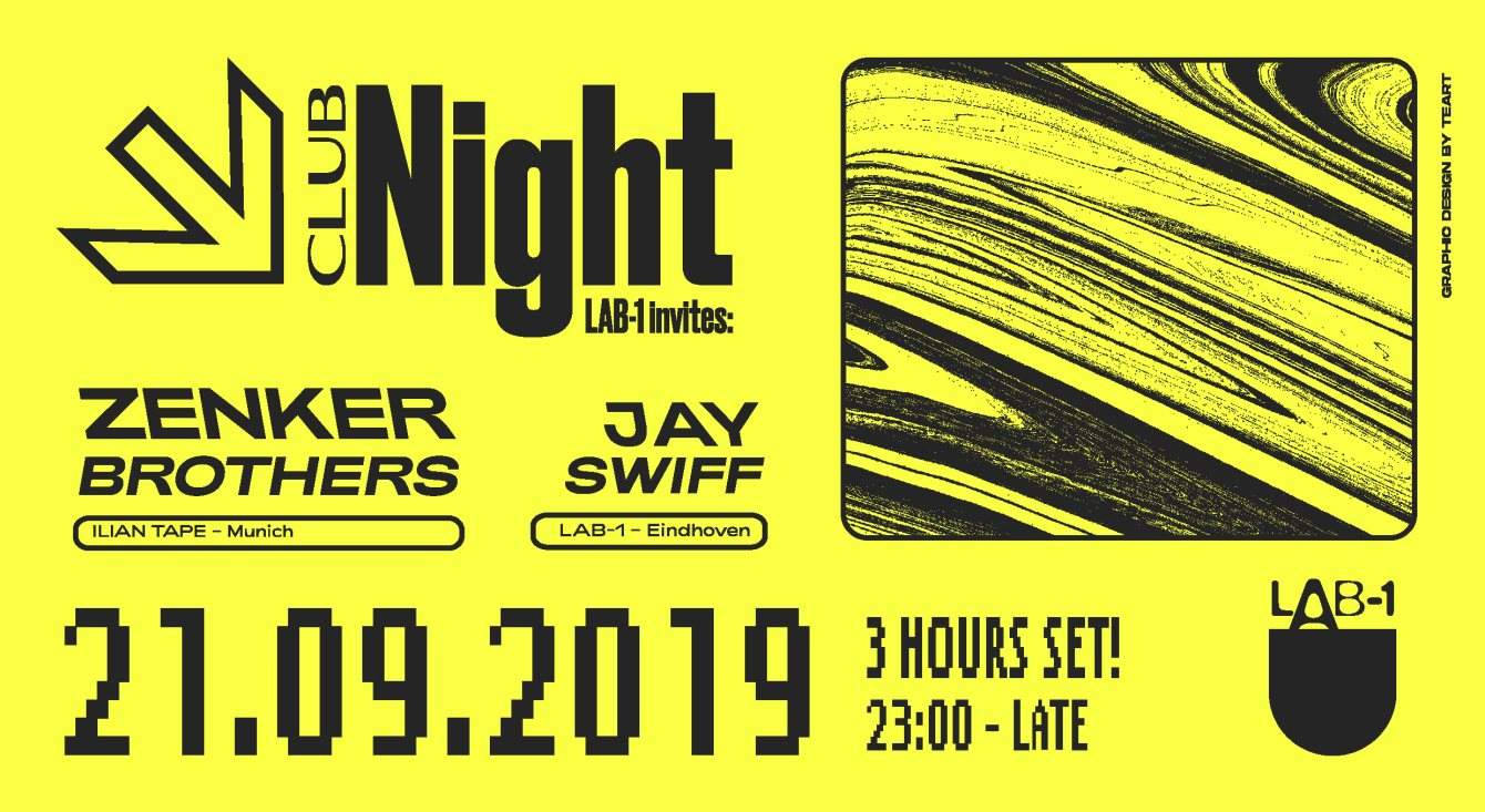 LAB-1 Clubnight: Zenker Brothers - Página frontal