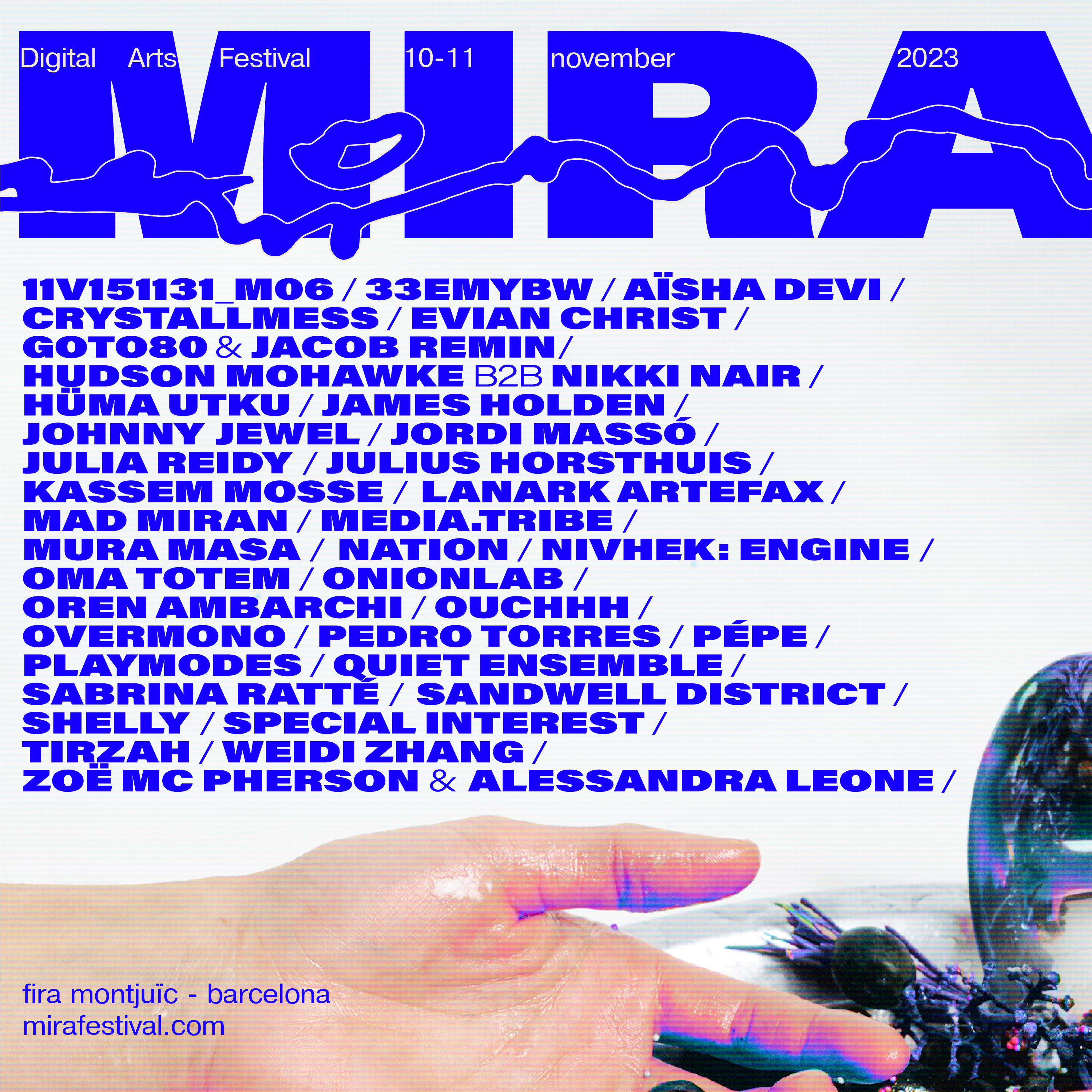 MIRA Festival 2023 - フライヤー表