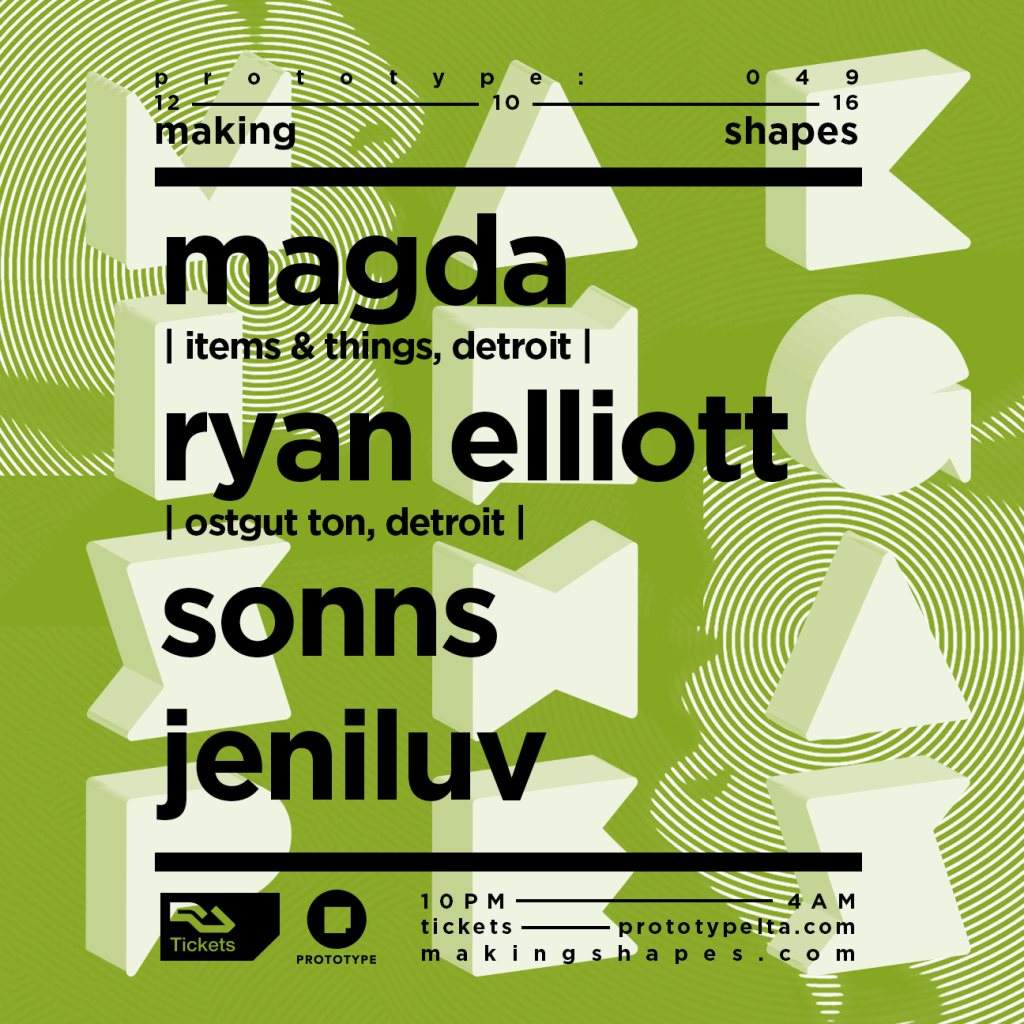 Prototype 046: Making Shapes - Magda, Ryan Elliott, Sonns, Jeniluv - Página frontal