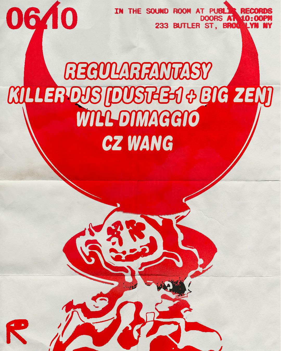 Regularfantasy + Killer DJs (Dust-E-1 & Big Zen) + Will DiMaggio + CZ Wang - Página frontal