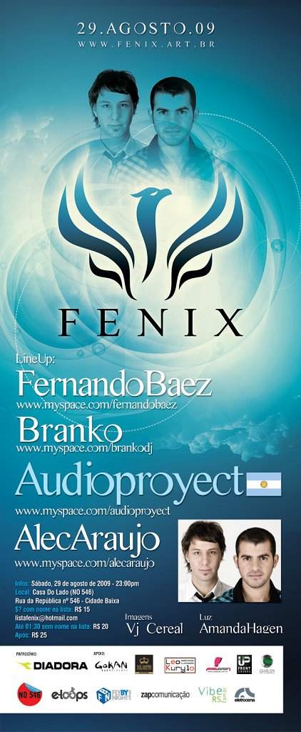 Fenix - Página frontal