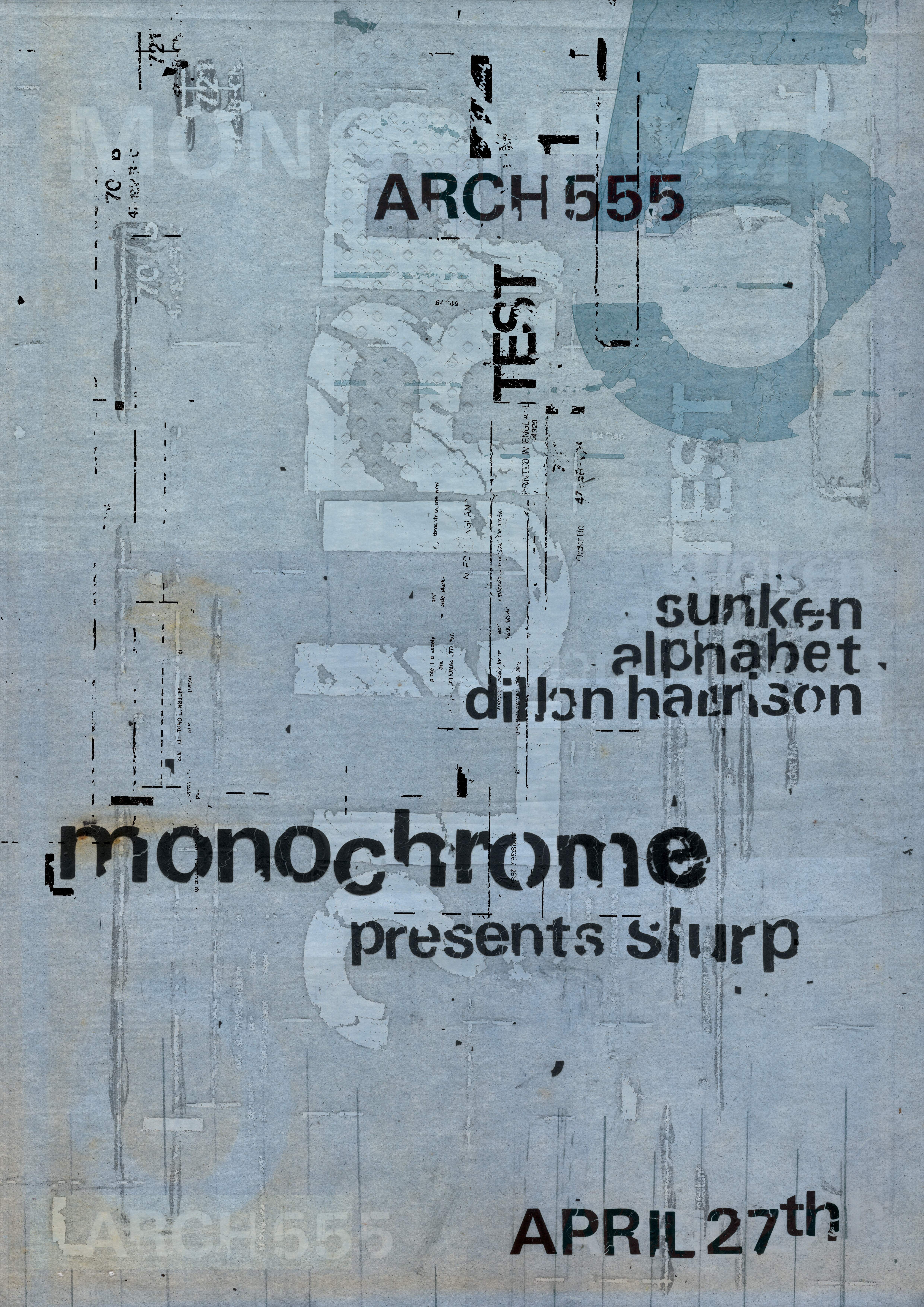 Monochrome presents Slurp - フライヤー表