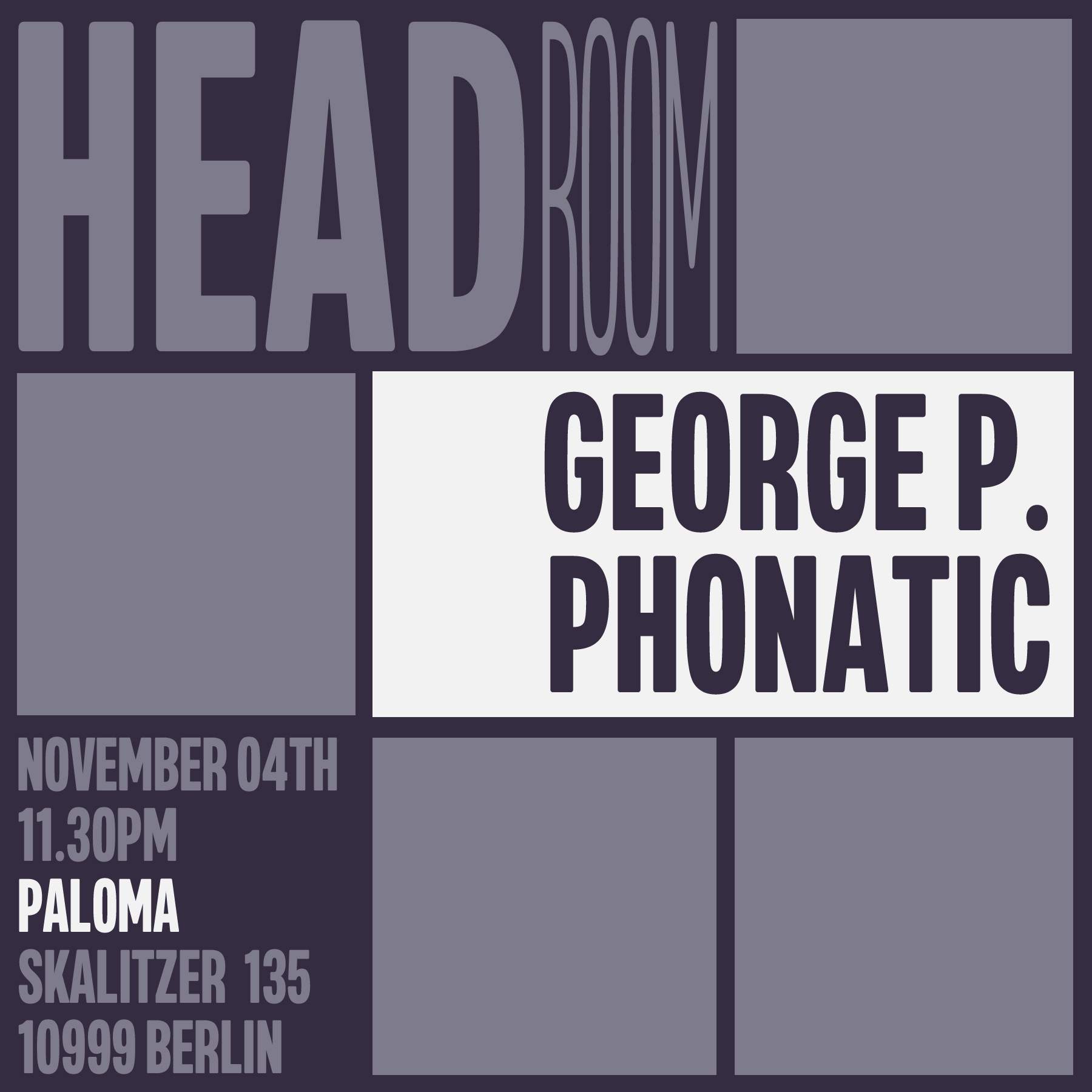Headroom with George P. & Phonatic - Página trasera