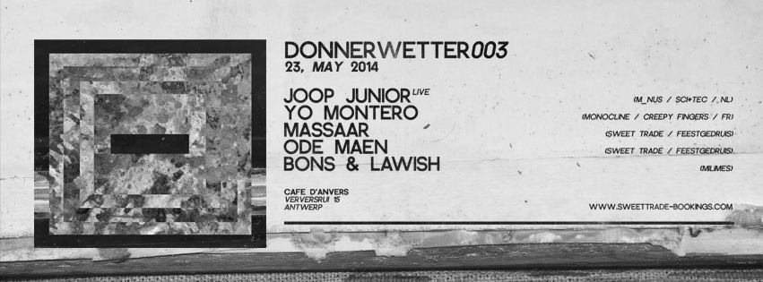 Donnerwetter 003 - フライヤー表