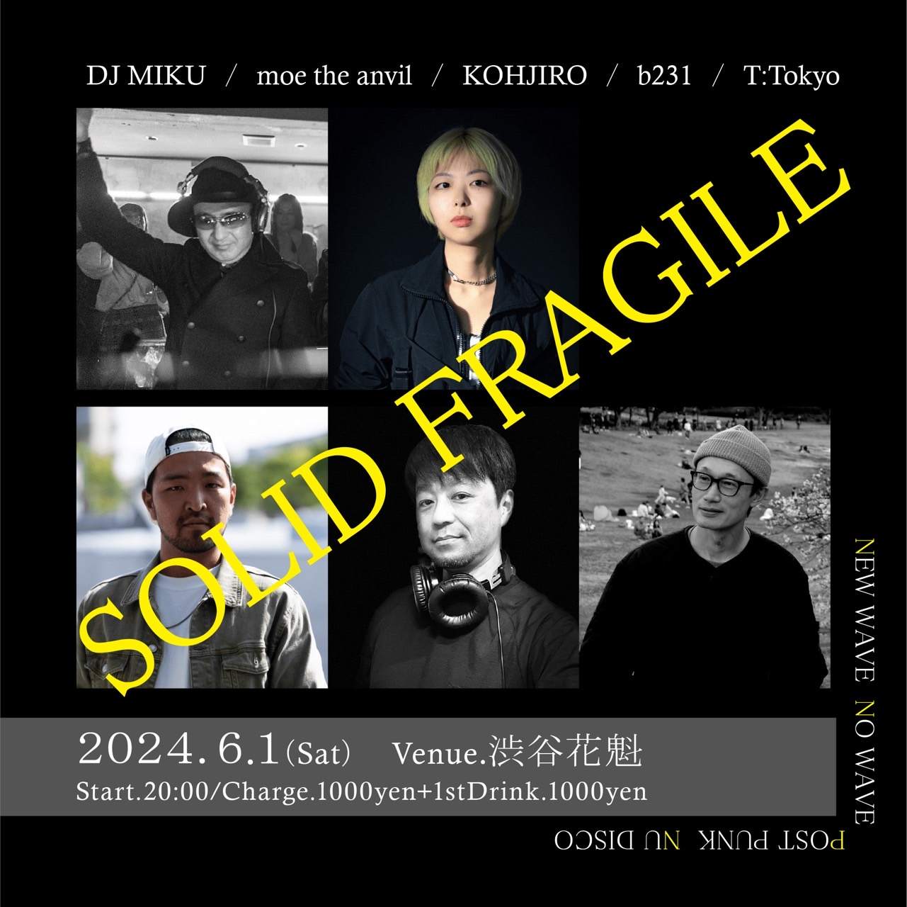 Solid Fragile - フライヤー表