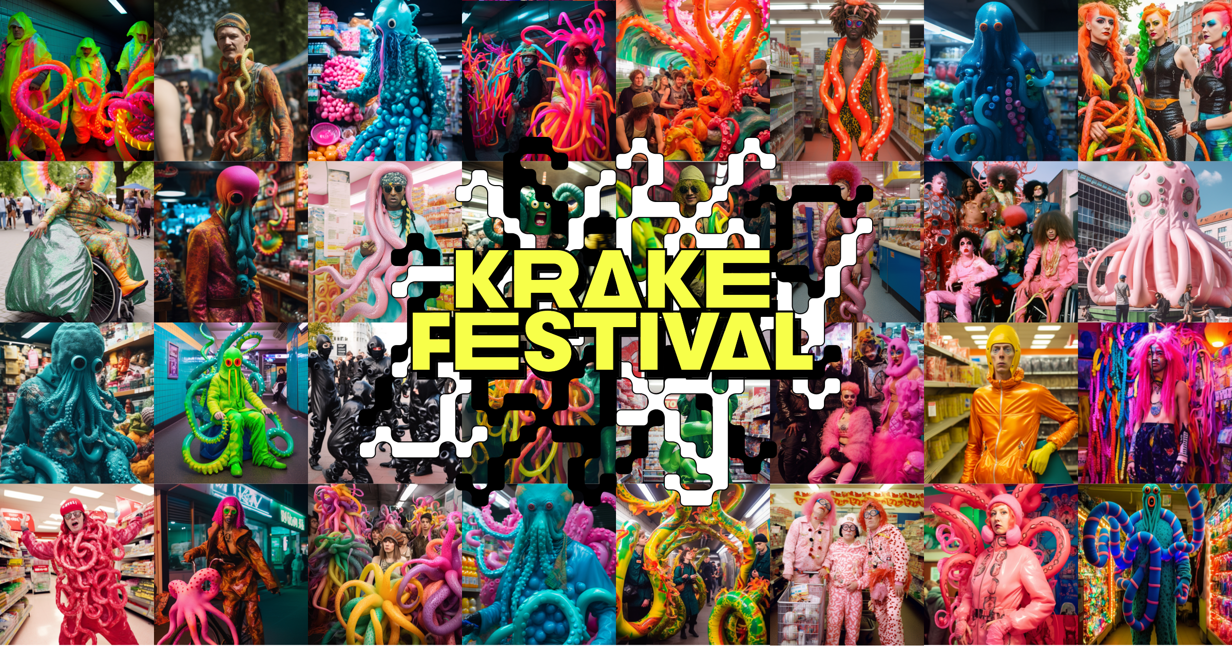 Krake Festival Weekender: DJ Stingray 313, The Hacker, Nite Fleit, IMOGEN, LUZ1E - フライヤー表