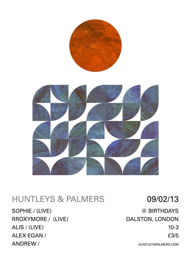 Huntleys & Palmers - 2013: Sophie, Roxymore, Alis, The Draughtsman - Página frontal