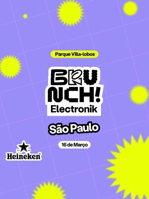 BRUNCH ELECTRONIK | SÃO PAULO 16.03 - フライヤー表