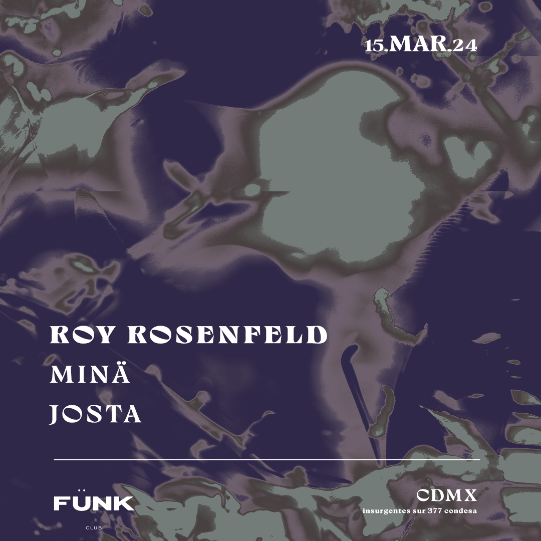 Roy Rosenfeld + MINÄ + Josta - フライヤー表