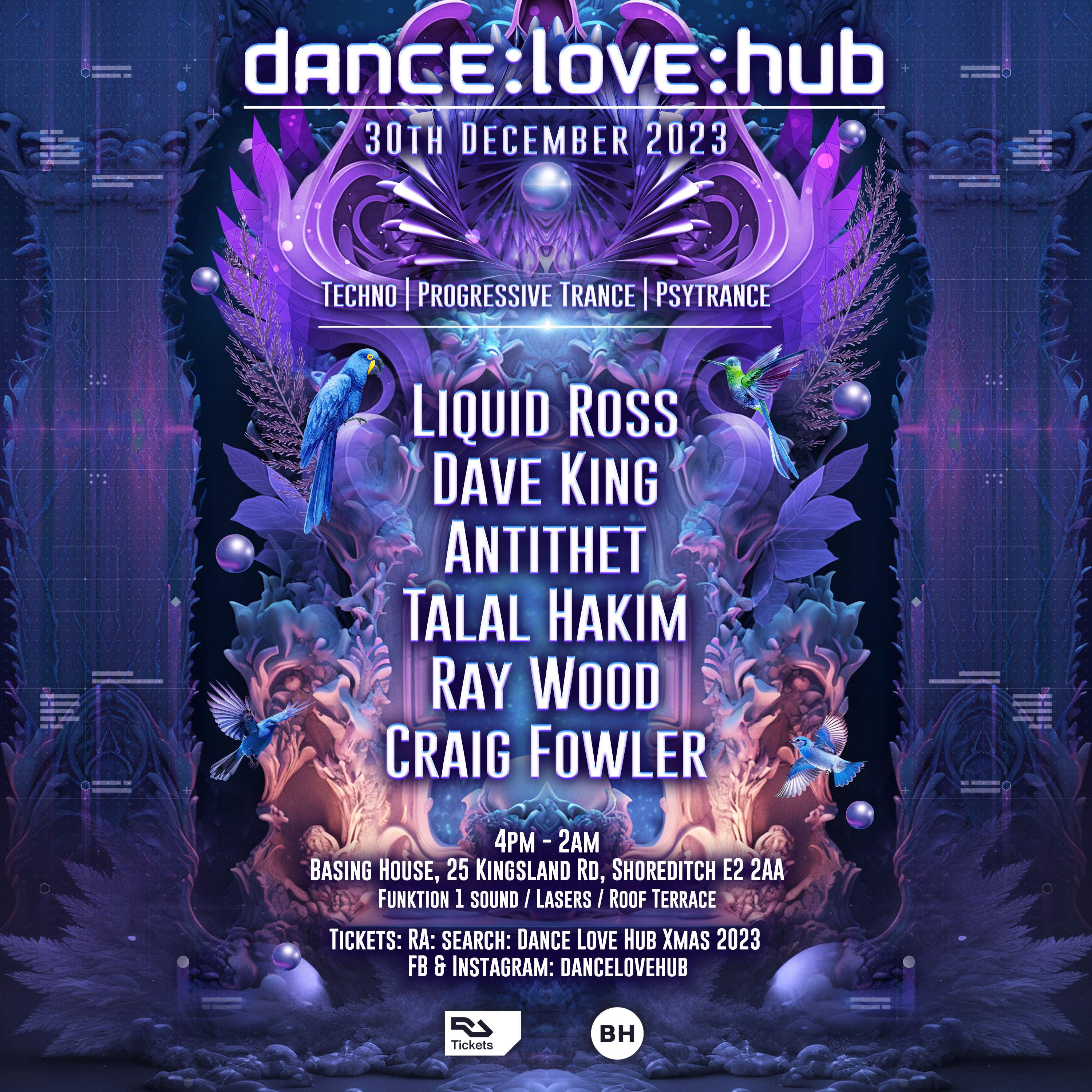 Dance Love Hub Xmas 2023 - フライヤー表