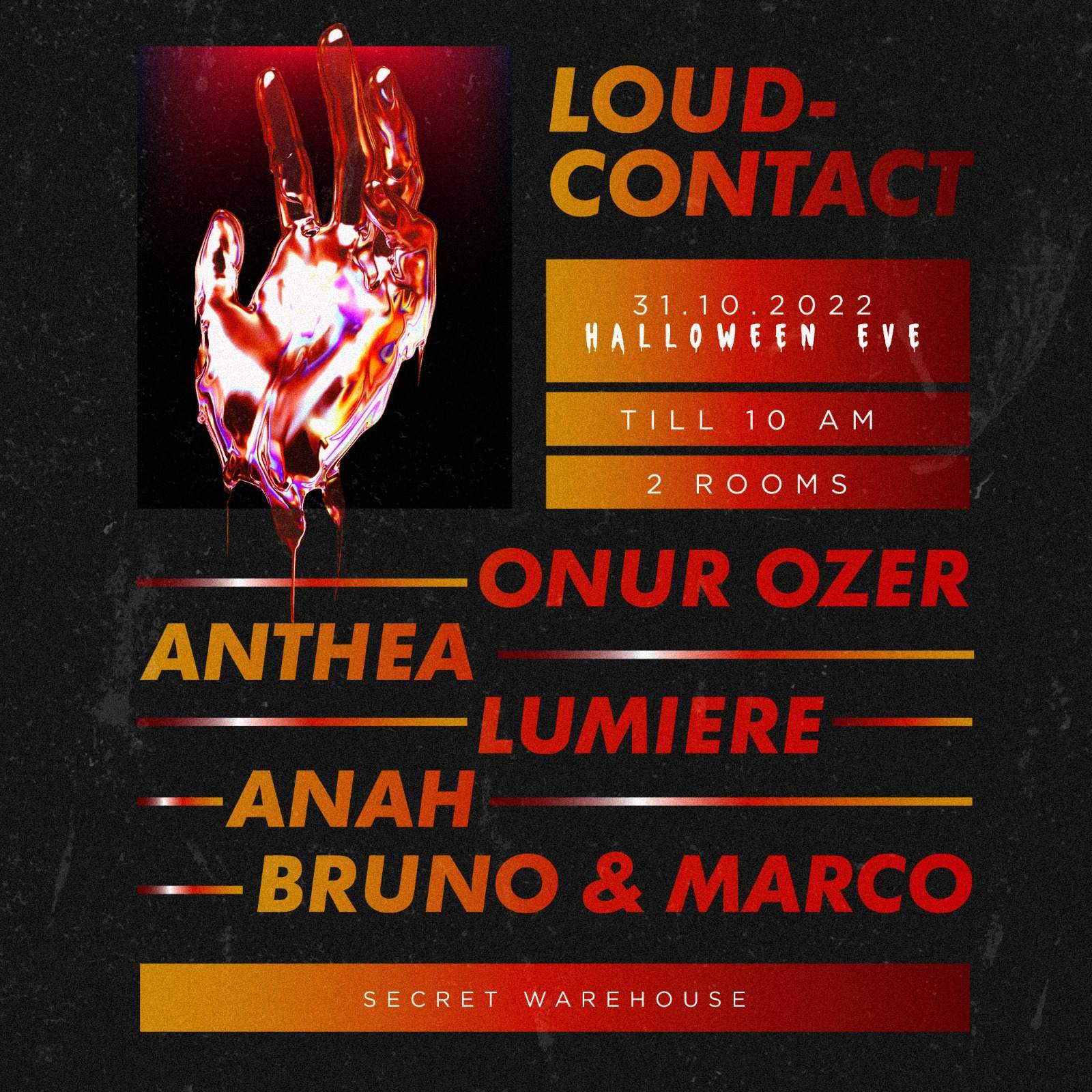 Loud-Contact Warehouse Club Barcelona, Events