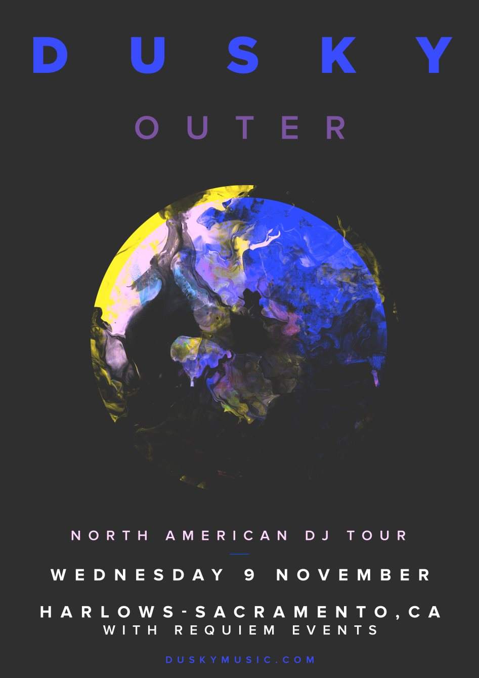 Dusky 'Outer' North American DJ Tour - Página frontal