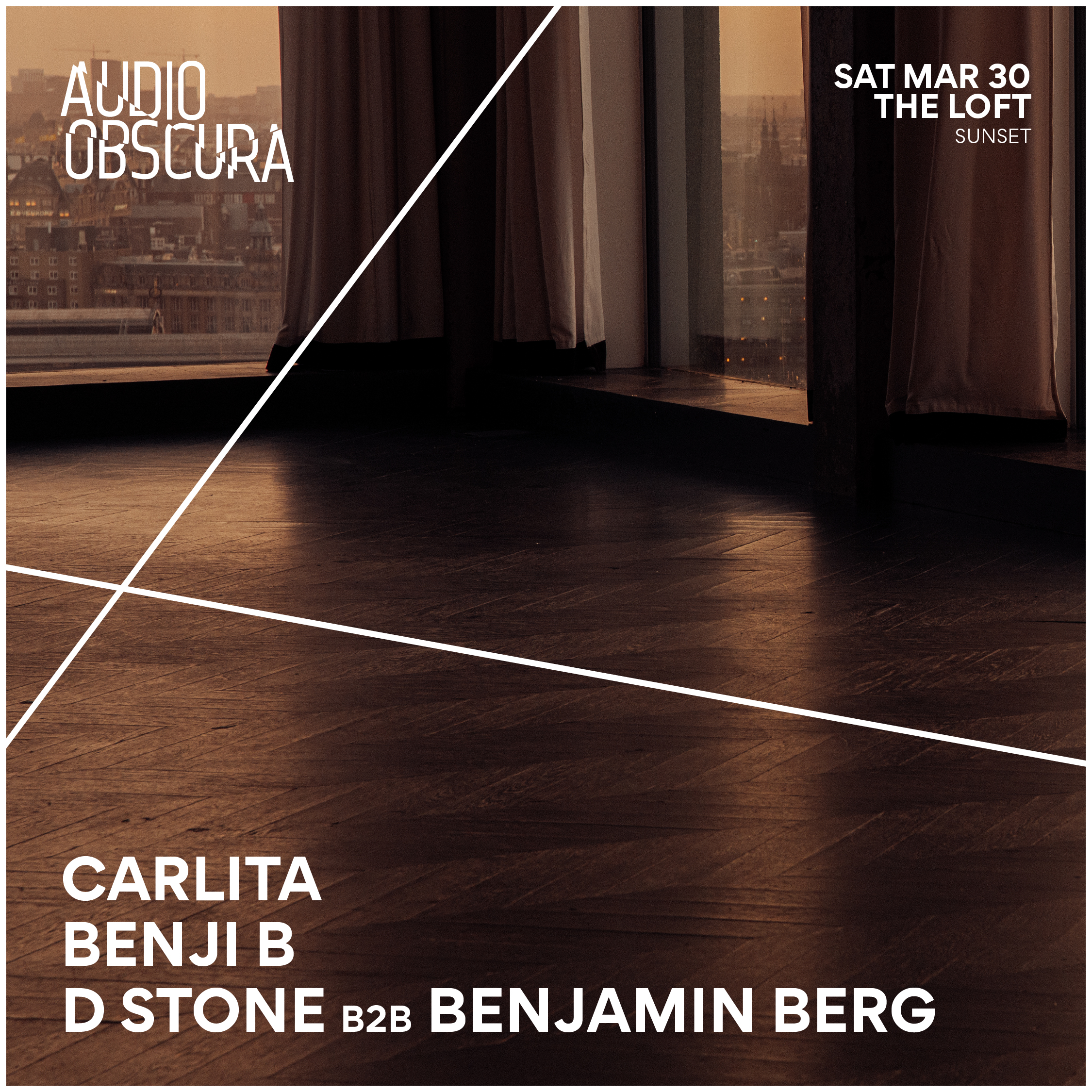 Audio Obscura at The Loft Easter Special with Carlita - Página frontal