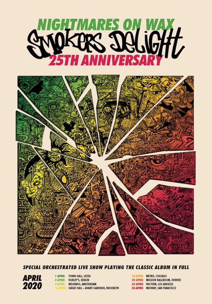 Nightmares on Wax Smokers Delight 25th Anniversary Tour (DJ set) - Página frontal