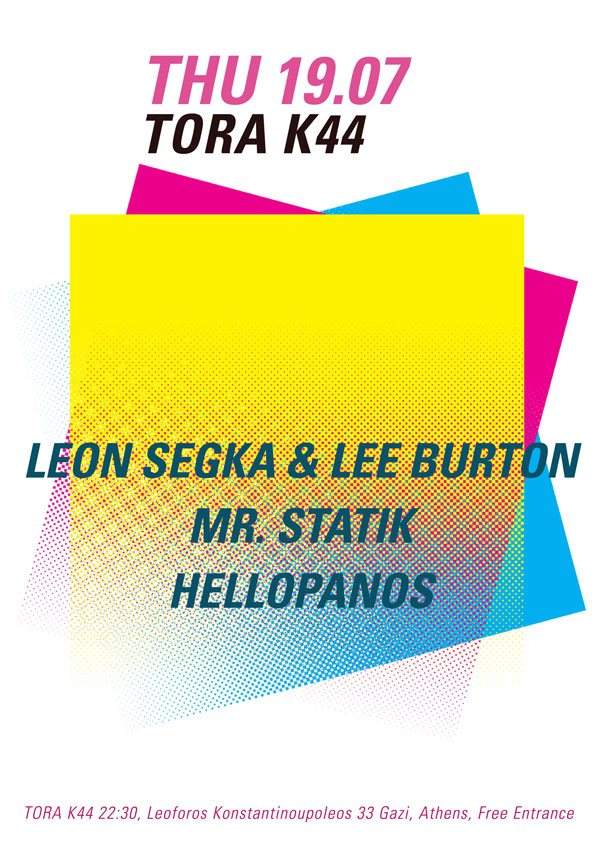 Leon Segka & LEE Burton with Mr. Statik - Página frontal