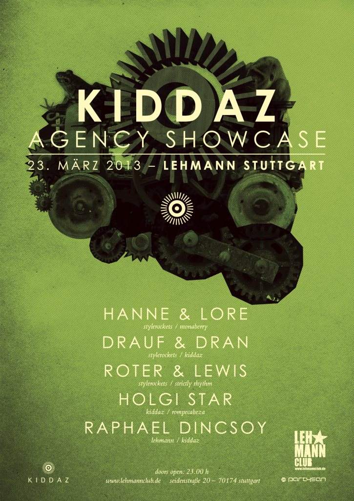 Kiddaz Agency Showcase - Hanne & Lore, Drauf & Dran - フライヤー表