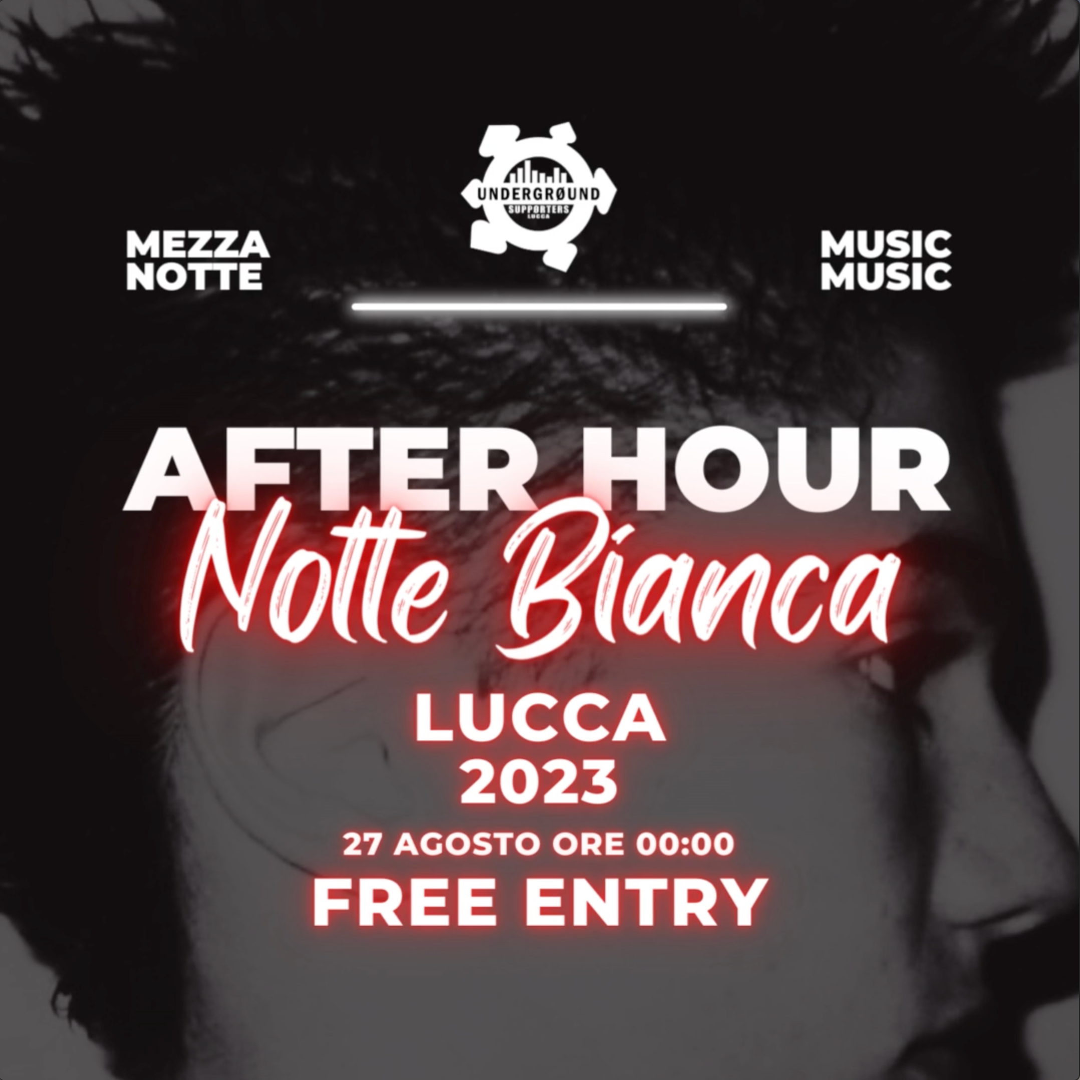 Notte bianca + AFTER - フライヤー表