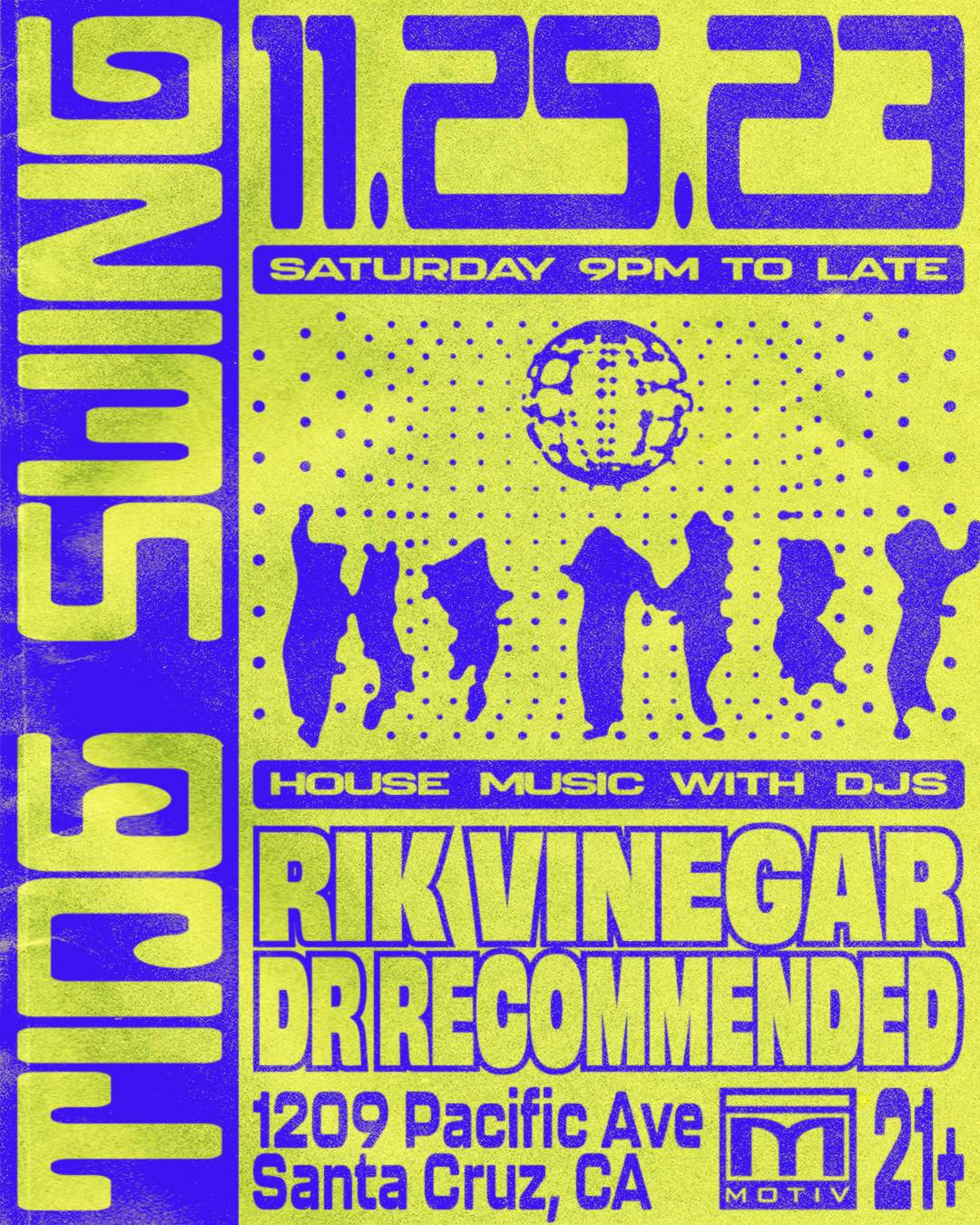 Tide Swing with Dr. Recommended Rik Vinegar All Night Long at