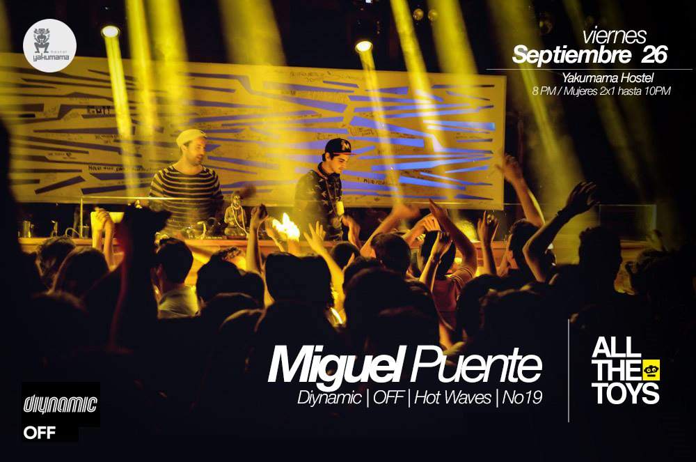 Miguel Puente at All The Toys Elite Nights / Cuenca - フライヤー裏