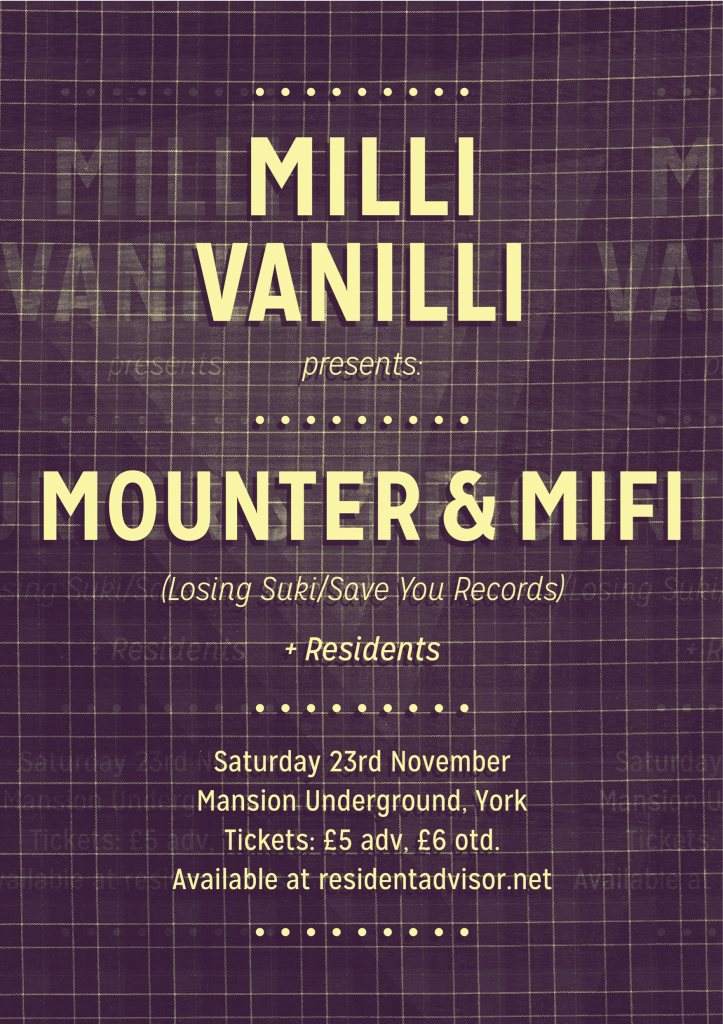 Milli Vanilli presents: Mounter & Mifi - Página frontal