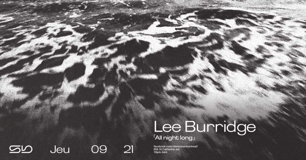 Lee Burridge (All Night Long) - Página frontal