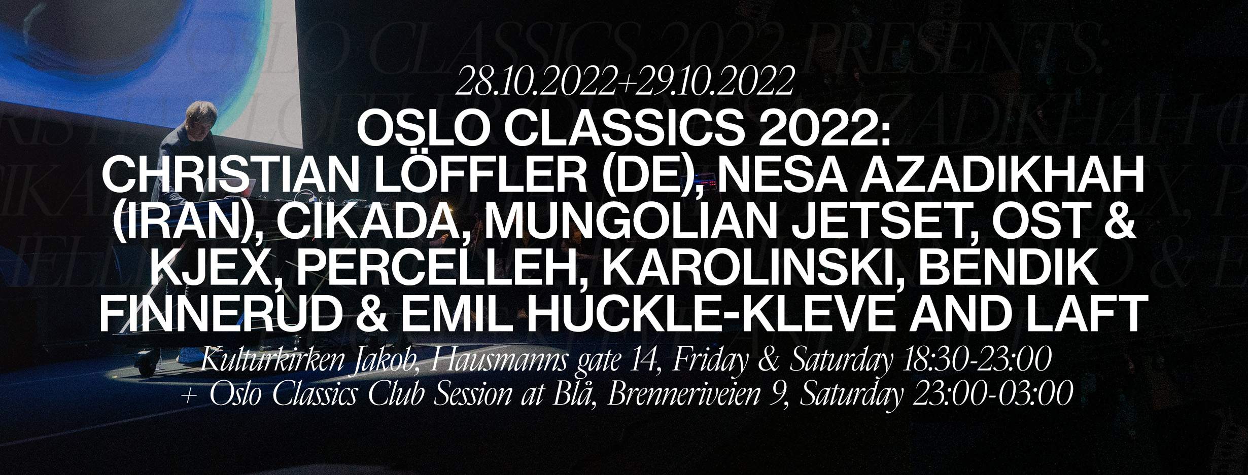 Oslo Classics 2022 - Página trasera