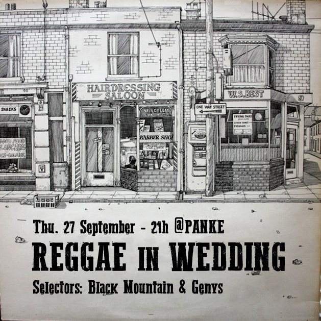 Reggae in Wedding - フライヤー表