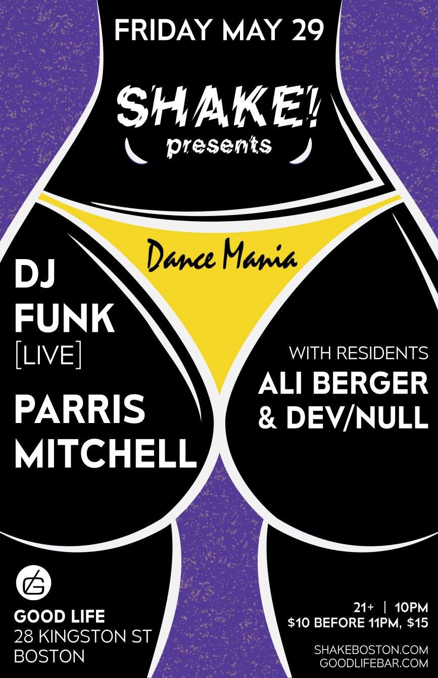 Shake! presents DJ Funk & Parris Mitchell - Página frontal
