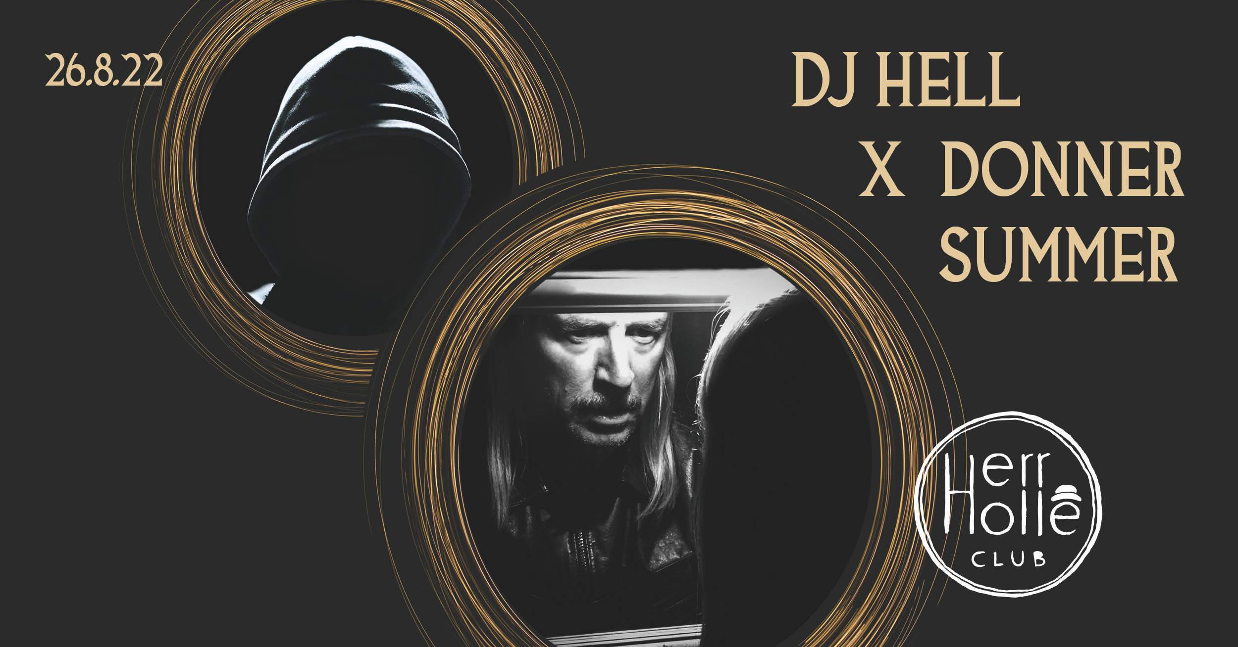 Club Night: w/ DJ Hell X Donner Summer - フライヤー表