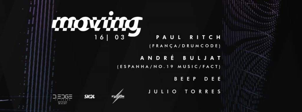 Moving with Paul Ritch and Andre Buljat - フライヤー表