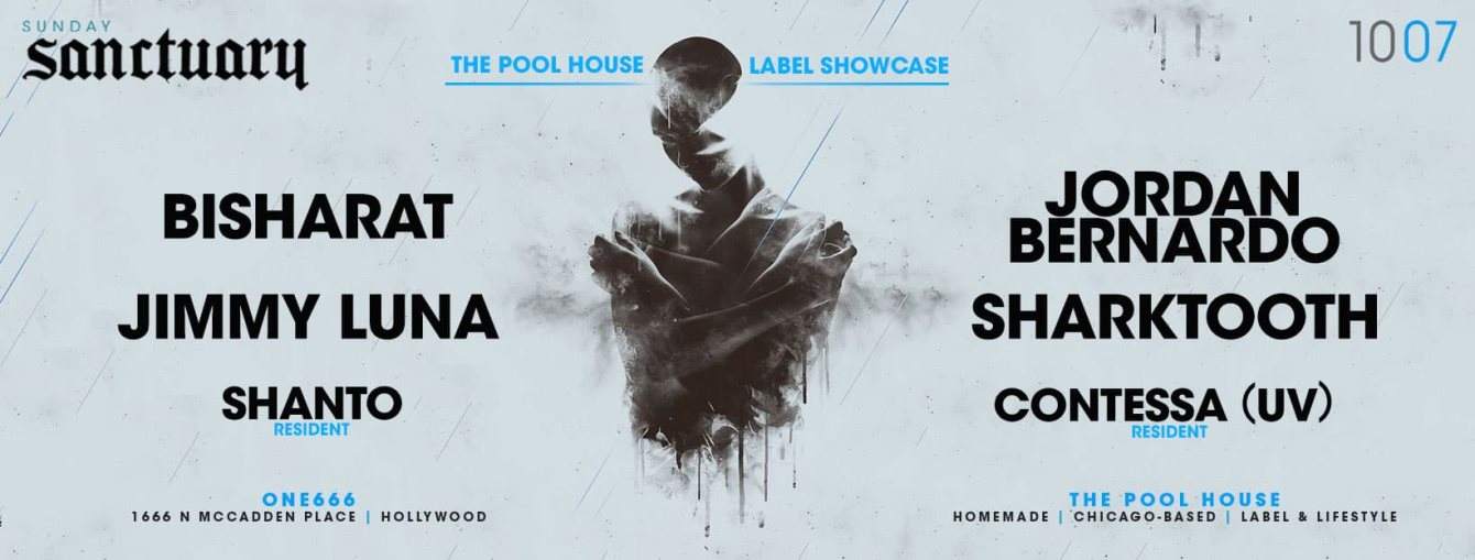 Sunday Sanctuary: 'The Pool House' Label Showcase - フライヤー表