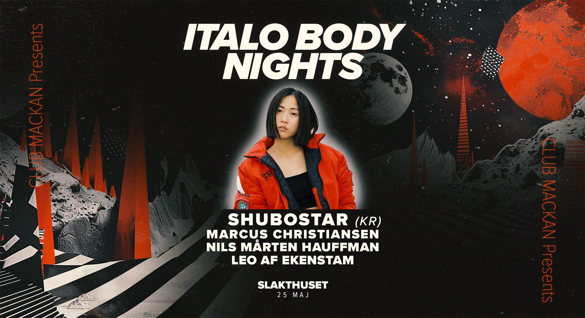 ITALO BODY NIGHTS - Shubostar (KR) - Página frontal