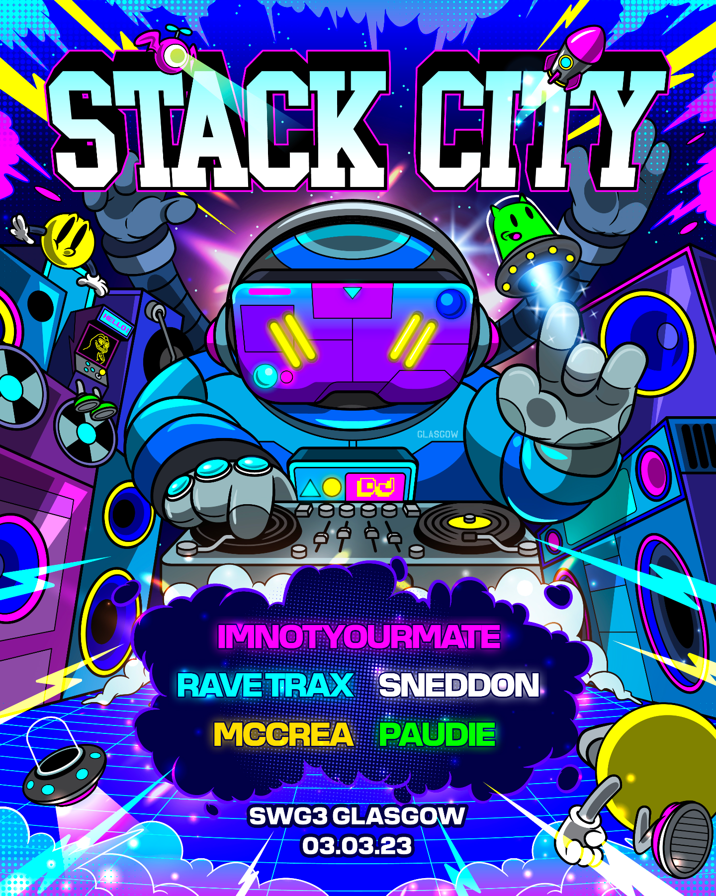 Stack City at SWG3, Glasgow