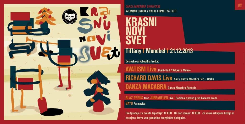 Danza Macabra Showcase: Krasni Novi Svet w. Avatism & Richard Davis Live - Página frontal