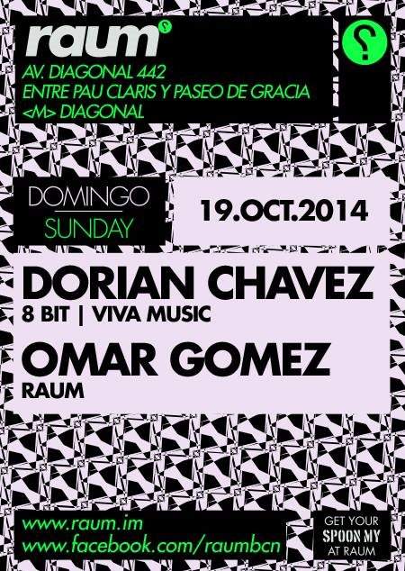 Raum Club presents Dorian Chavez (Chile) 8bit / Viva Music - フライヤー表