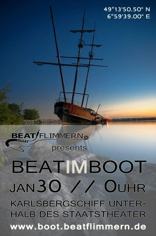 Beats Im Boot - フライヤー表